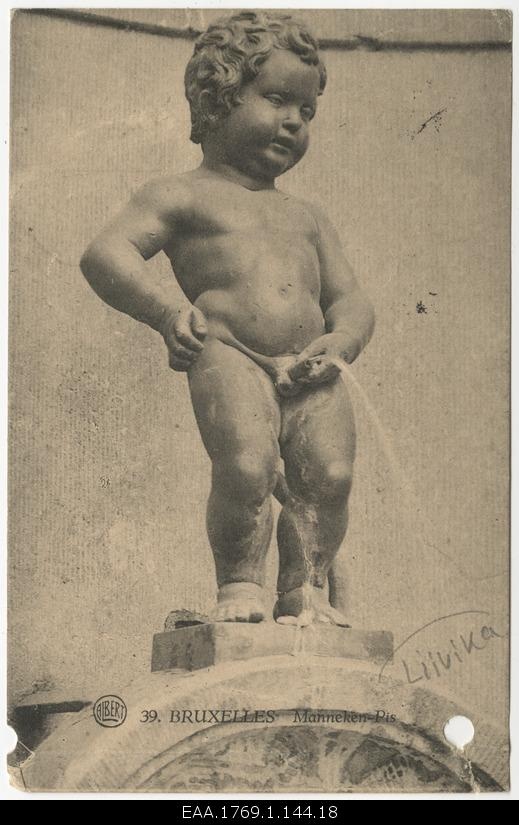 Exploding Manneken Pis in Brussels, phototype