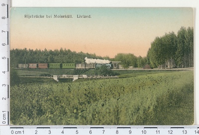 Mõisaküla, train  duplicate photo