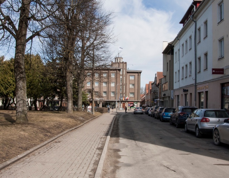 Viljandi city centre. rephoto