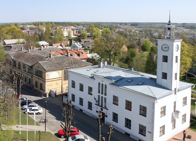 General view of Viljandi. rephoto