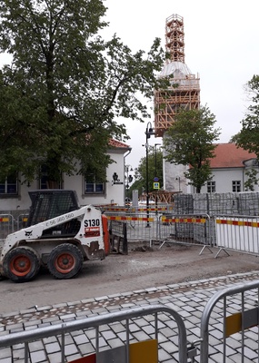 Laurentsiuse Church Tallinn St. 13. View from S-Tallinna Street rephoto