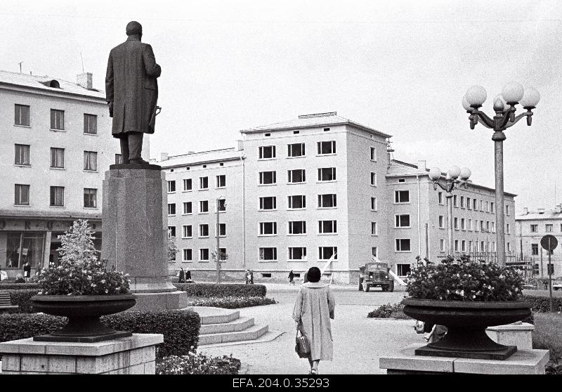 View from Lenin Square to the largest apartment with 60 apartments in Tartu in the near future.