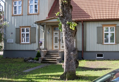 Friedrich Kuhlbars House in Viljandi in the years 1862-1924 rephoto