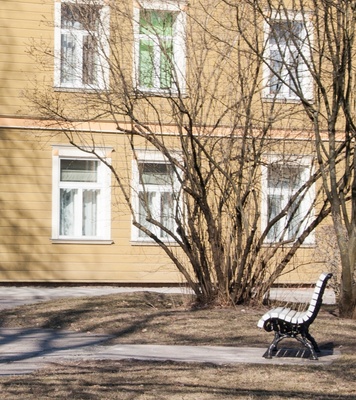 värvifoto, Viljandi, J. Sihveri monument, 1983, foto K. Kuusk rephoto