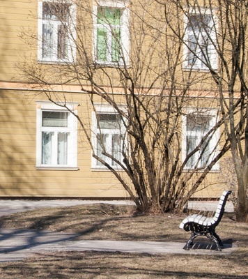 värvifoto, Viljandi, J. Sihveri monument, 1983, foto K. Kuusk rephoto