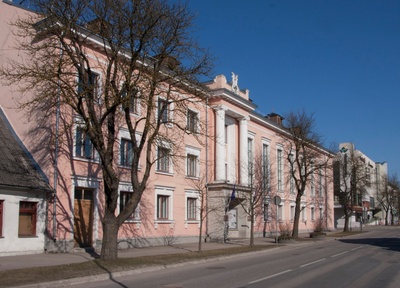 foto, Viljandi kultuurimaja, Tallinna tn 5, u 1960, foto A. Kiisla rephoto