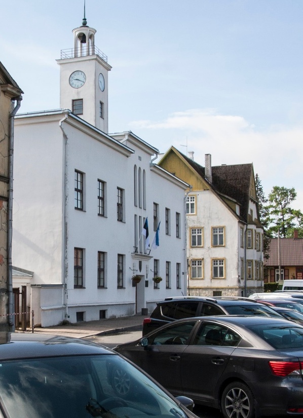 Viljandi City Government Building. rephoto