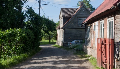 trükipostkaart, Viljandi, Oru tn algusosa u 1910 rephoto