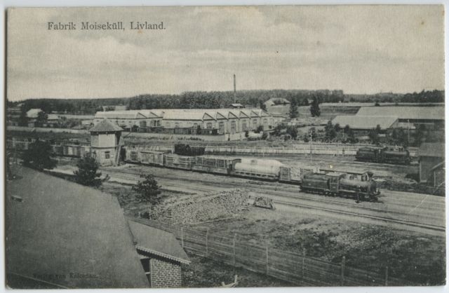 View of Mõisaküla railway and railway plant