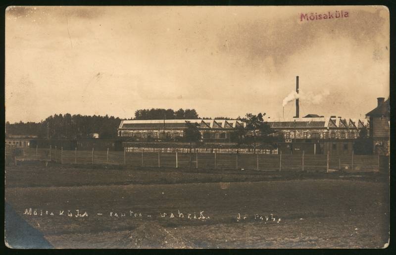 Postcard, Mõisaküla railway factory