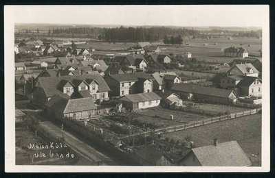 Postcard, Overview of Mõisaküla  duplicate photo