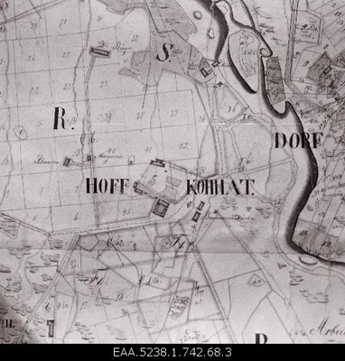 An inappropriate manor plan, copy of the fragment  duplicate photo