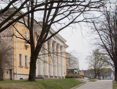 foto, Viljandi Spordikool, 1964 rephoto