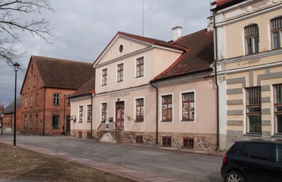 foto, Viljandi muuseum, fassaad, 1993 rephoto