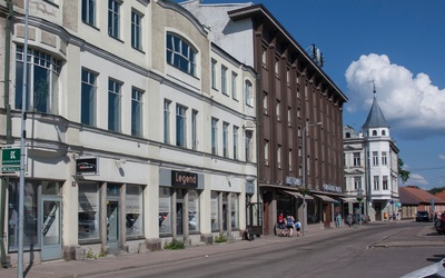 trükipostkaart Viljandi, Tartu tn, majad nr 9,11; u 1905 rephoto