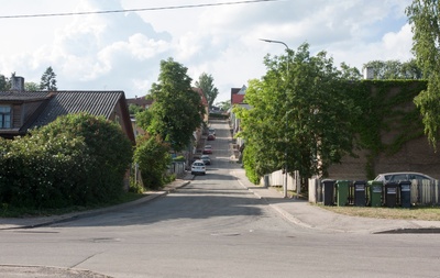 foto, Viljandi, Kõrgemäe tn 1958 F H.Riet rephoto