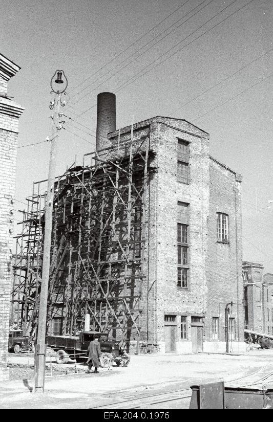 Construction of the Baltic Manufacture boilerhouse.