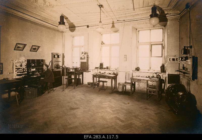 Laboratory of electrical engineering in Tallinn Tehnika and measuring space.