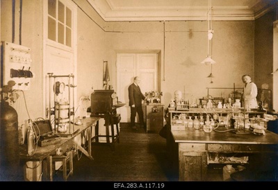 Chemistry Laboratory of Tallinn Tehnikami faculty.  duplicate photo