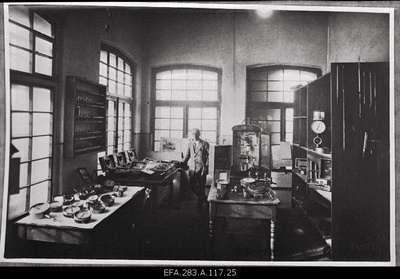 Collection of measuring instruments at the heating force laboratory of Tallinn Tehnikam.  duplicate photo