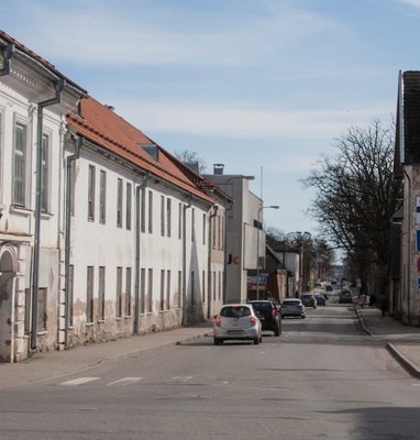 Viljandi, Veski uulits (praegune C. R. Jakobsoni tänav). rephoto