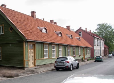 foto Viljandi Posti tn 23, elas A.Kitzberg, 1964 F A.Kiisla rephoto