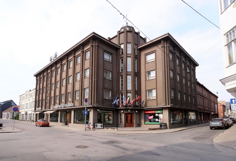 fotonegatiiv, Viljandi, Lossi tn 29, hotell-restoran EVE, 1938-1939, foto J. Riet rephoto
