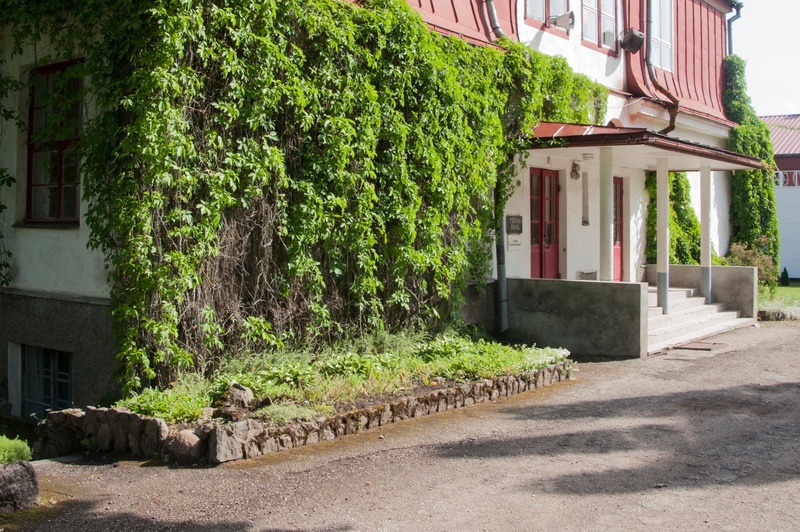 fotopostkaart, Suure-Jaani khk, Tääksi, Tillu Reinu uus koolimaja, õnnistamine, 1931 foto Oskar Kivisild rephoto