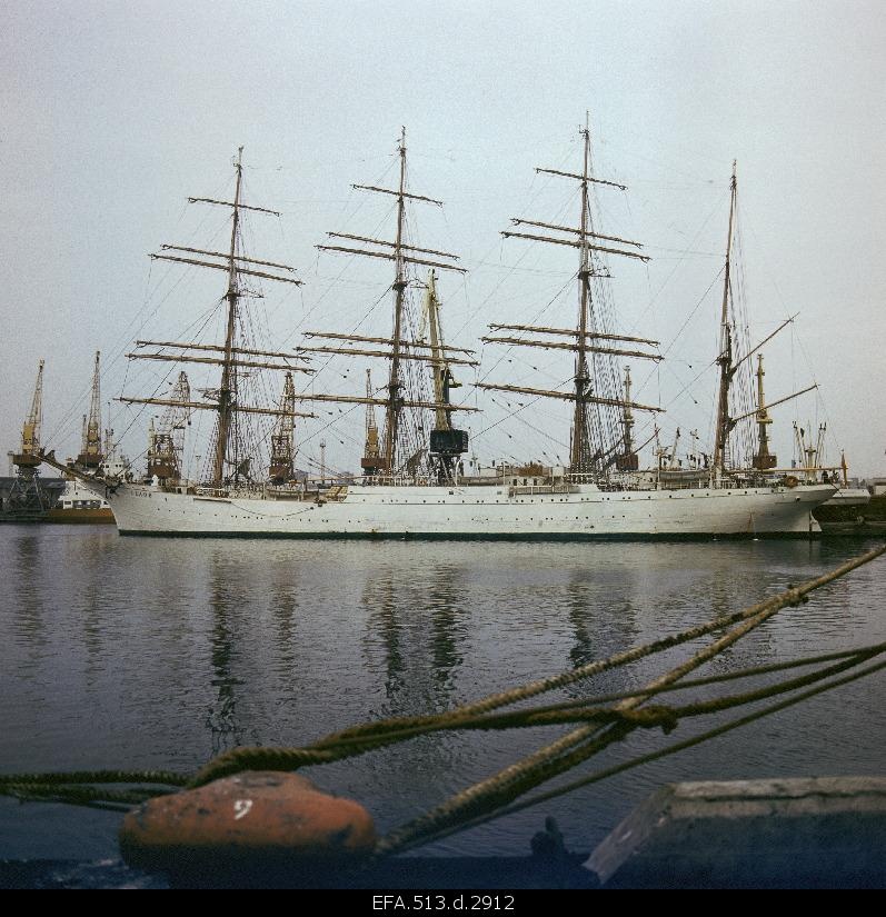 Sailing ship Admiral Sedov at the port of Tallinn.