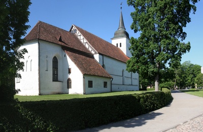 fotonegatiiv, Viljandi, Jaani kirik (vaade Pikk tänavalt) rephoto