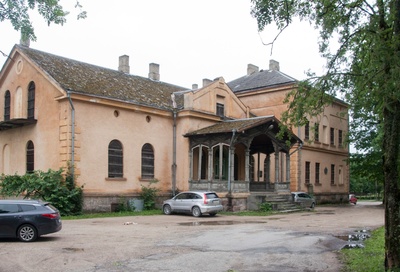fotonegatiiv, Viljandi mõis, peahoone (nn Uus loss) u 1925 foto J. Riet rephoto