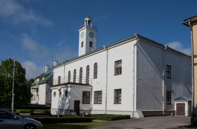 Postcard, Viljandi, new yard, by the yard rephoto