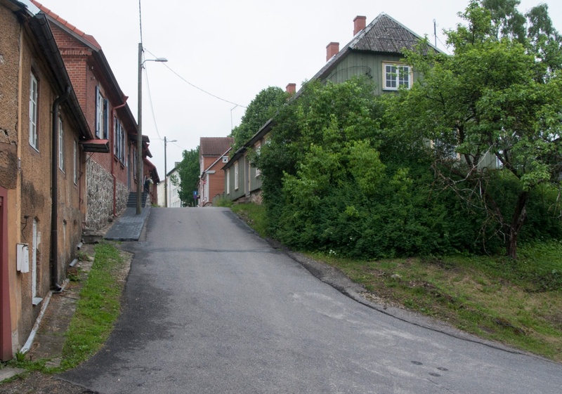 foto, Viljandi, Oru tn (majad nr 8,9), oktoober 1983, foto E. Veliste rephoto