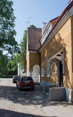 foto albumis, Viljandi, Gableri maja, Pikk tn, u 1915, foto J. Riet rephoto