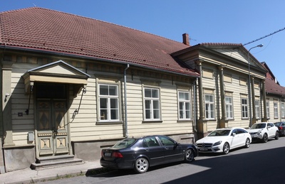 foto, Viljandi, Posti tn 11, saksa kasiino, u 1910, foto J. Riet rephoto