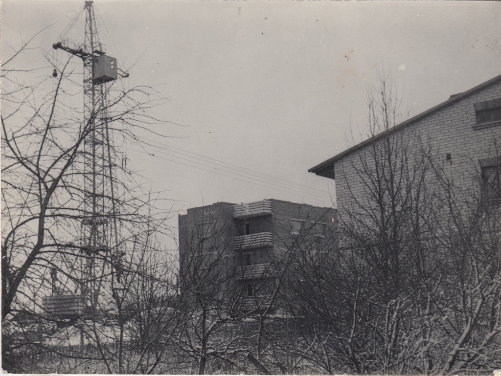 Construction of Vändra water tower.