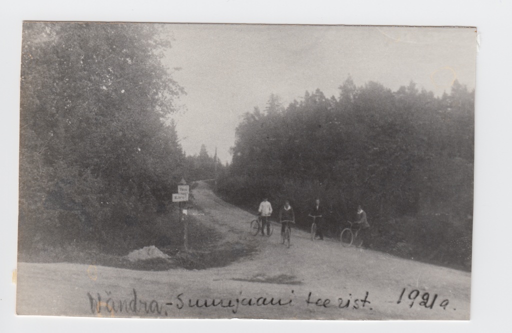 1921 Vändra-Suure-Jaani tear (Koidula tn corner)