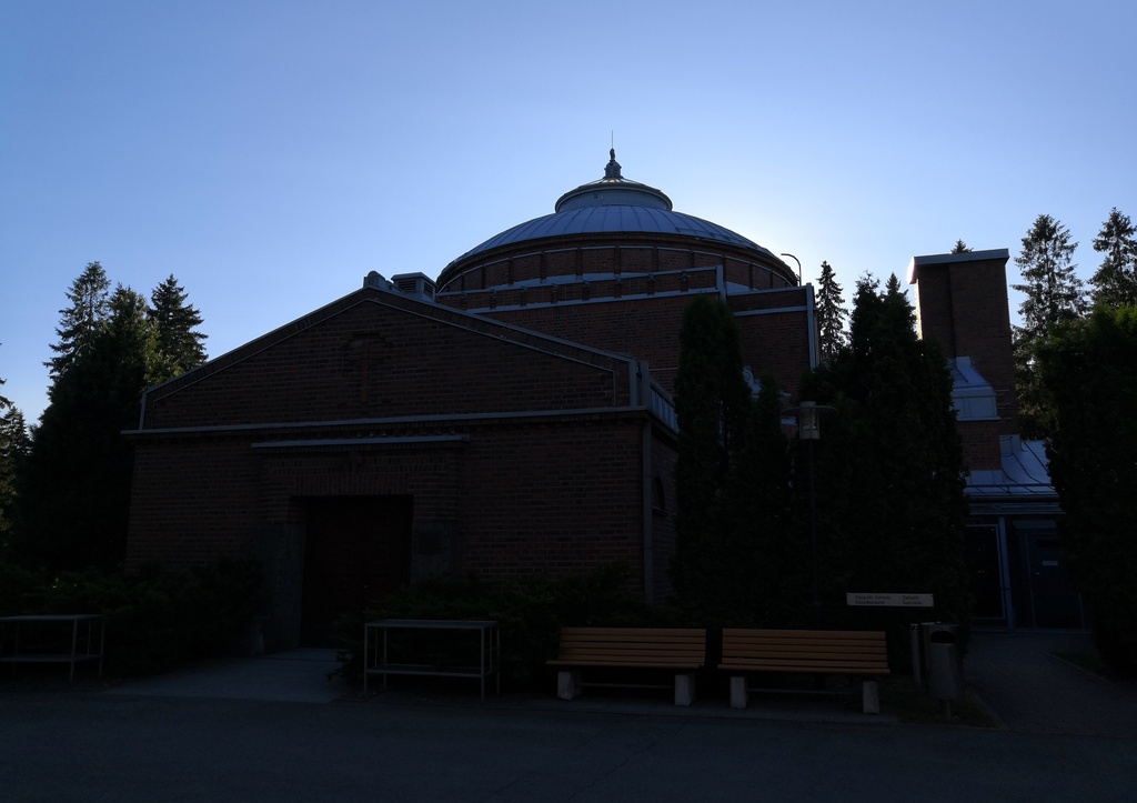 Malmin hautausmaan kappeli. rephoto