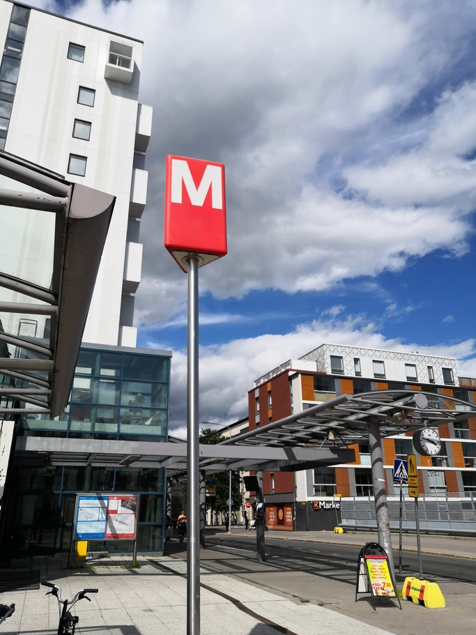 Rastilan metroasema Vuosaaressa. rephoto