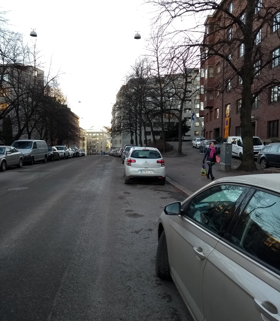 E J Wehmasen painting Töölänkatu Helsinki 1943 rephoto