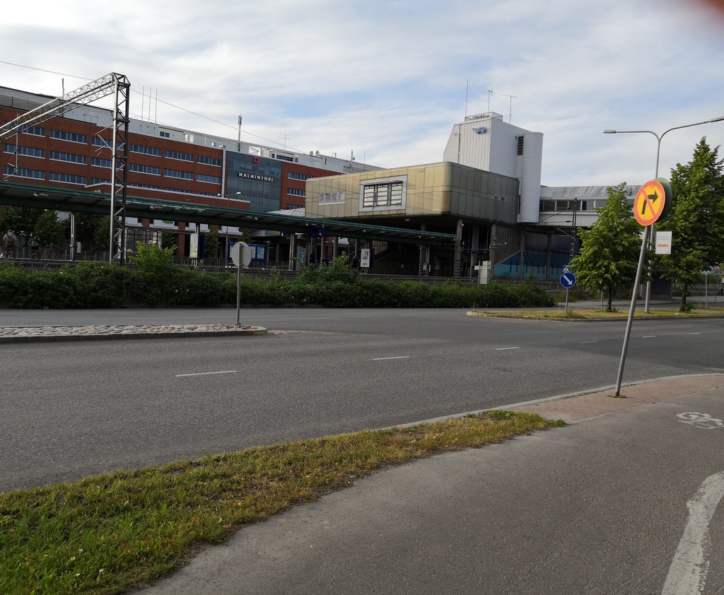 Malmin rautatieasema. rephoto