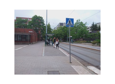 Pasila, Pasilanraitio 2, 4 ja 3. Vasemmalla Palkkatilantori. rephoto