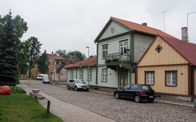 foto, Viljandi, Pikk tänav, u 1930 rephoto