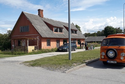 Foto Virtsu sadamakapteni maja 1993. aastal rephoto
