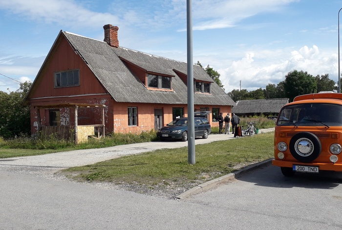 Foto Virtsu sadamakapteni maja 1993. aastal rephoto