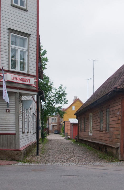 trükipostkaart, Viljandi, Munga tn algus, u 1912, foto A. Livenstroem rephoto