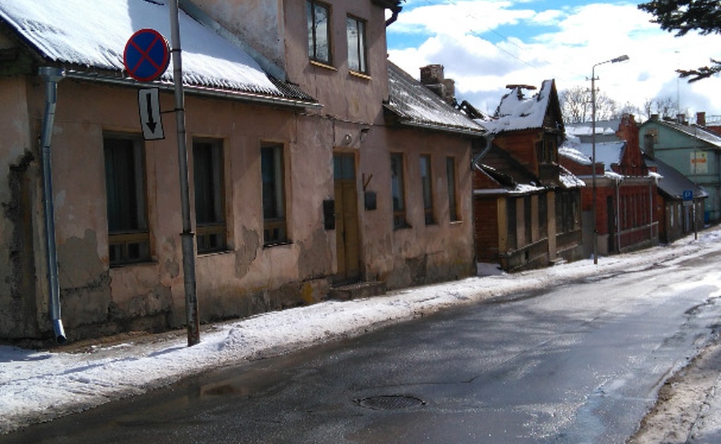 End. Rakvere's city-primary school house, where e. Peterson-Särgava worked as head and lived from 1905 to 1906. rephoto