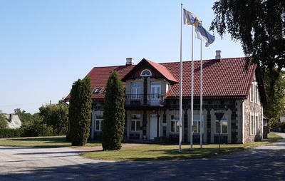 Anton Üksti kauplus Leisis rephoto