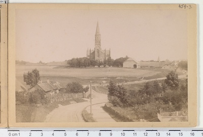 View of Viljandi city, Paulus Church  duplicate photo