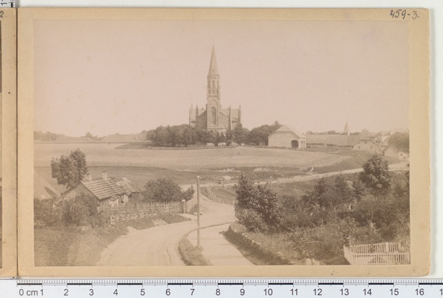 View of Viljandi city, Paulus Church